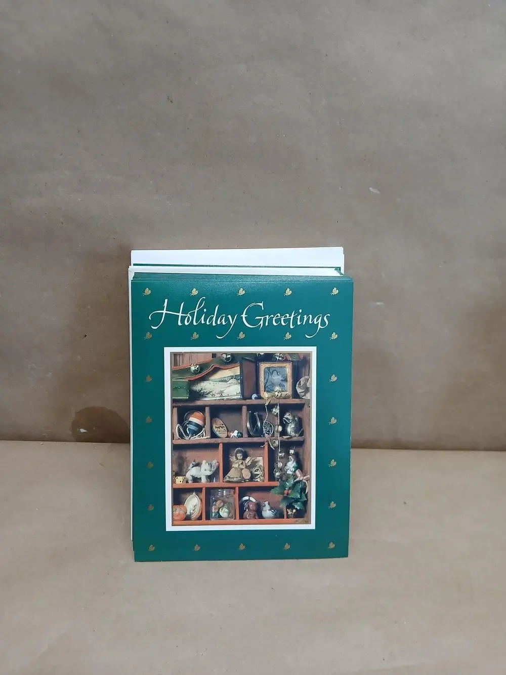 Plus Mark Holiday Greetings Christmas Cards Vintage Set Made in USA 18 Pieces